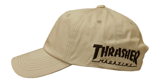 Thrasher Mag Skate and Destroy Sport Dad Cap Khaki
