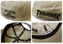 Thrasher Mag Skate and Destroy Sport Dad Cap Khaki