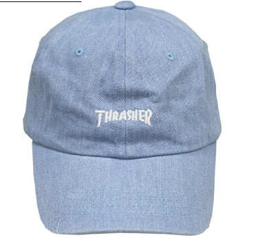 Thrasher Mag Sport Cap Light Denim