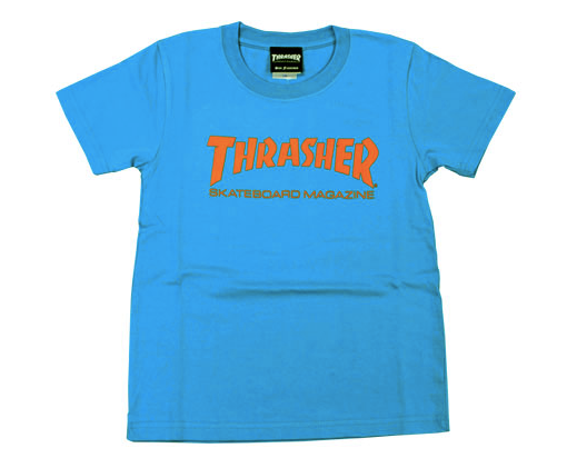 Thrasher Kids Mag Logo S/S Tee Turquoise/Orange
