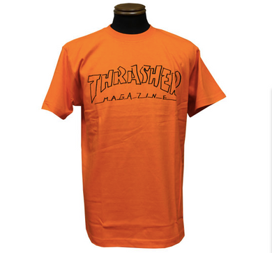 Thrasher Sketchy S/S Tee Orange