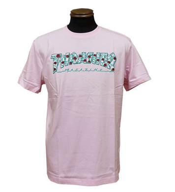 Thrasher Kids Roses S/S Tee Pink