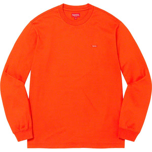 Supreme Small Box L/S Tee Bright Orange