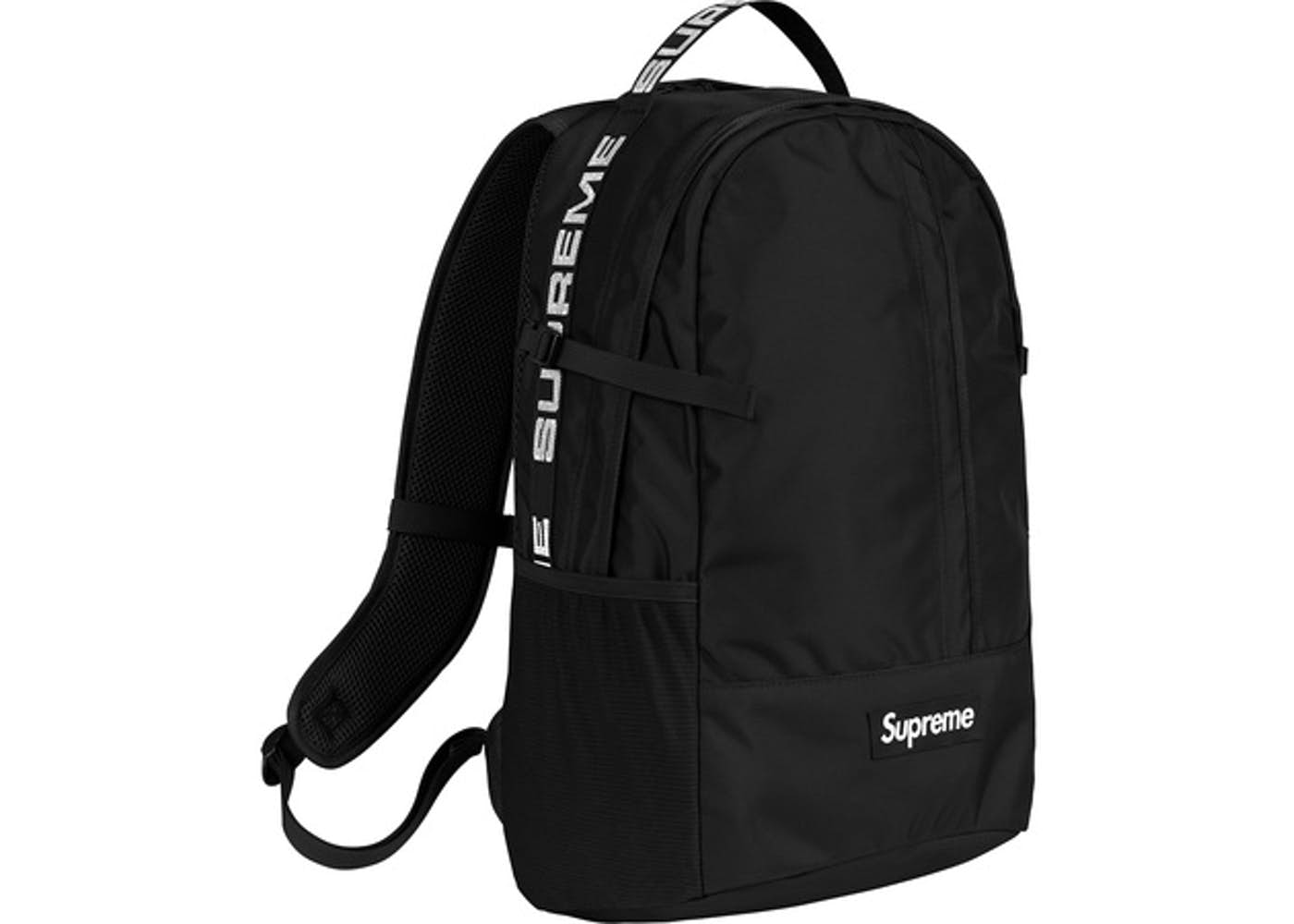 国内正規品 完売品 希少 Supreme Backpack Black SUPREME BACKPACK-BLACK - Popcorn Store