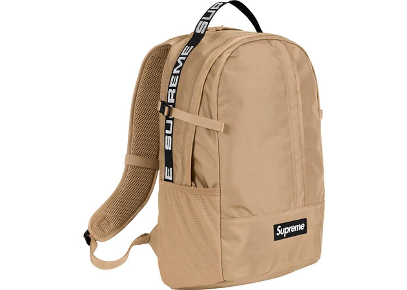 Supreme (SS18) Backpack Black  Backpacks, Supreme backpack, Bags