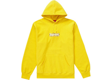Supreme Bandana Box Logo Hooded Sweatshirt Yellow