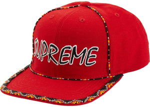 Beaded 6 Panel (Red)