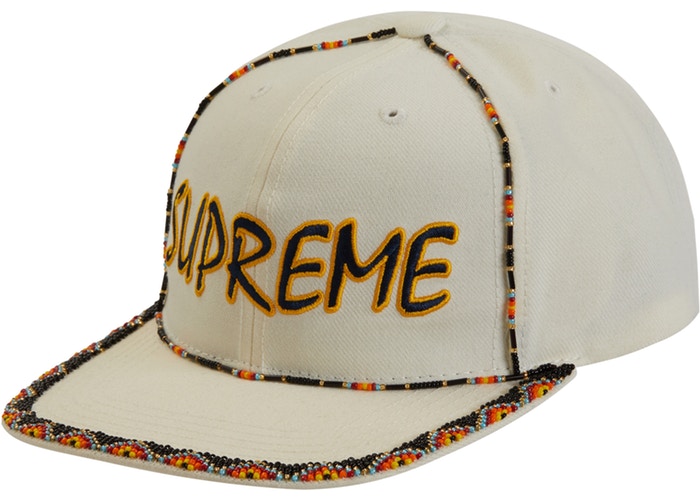 Beaded 6 Panel (White)