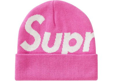 Supreme Big Logo Beanie (FW19) Magenta