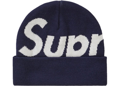 Supreme Big Logo Beanie (FW19) Navy