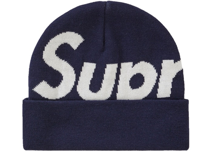 Supreme Big Logo Beanie (FW19) Navy