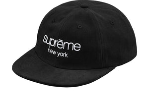 Supreme Classic Logo 6-Panel (SS18) Black