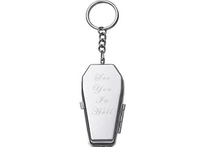 Supreme Coffin Keychain Silver