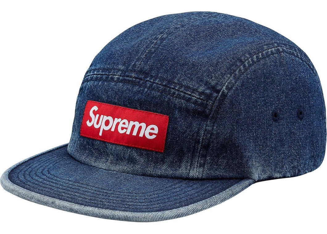 Supreme Denim Camp Cap Blue