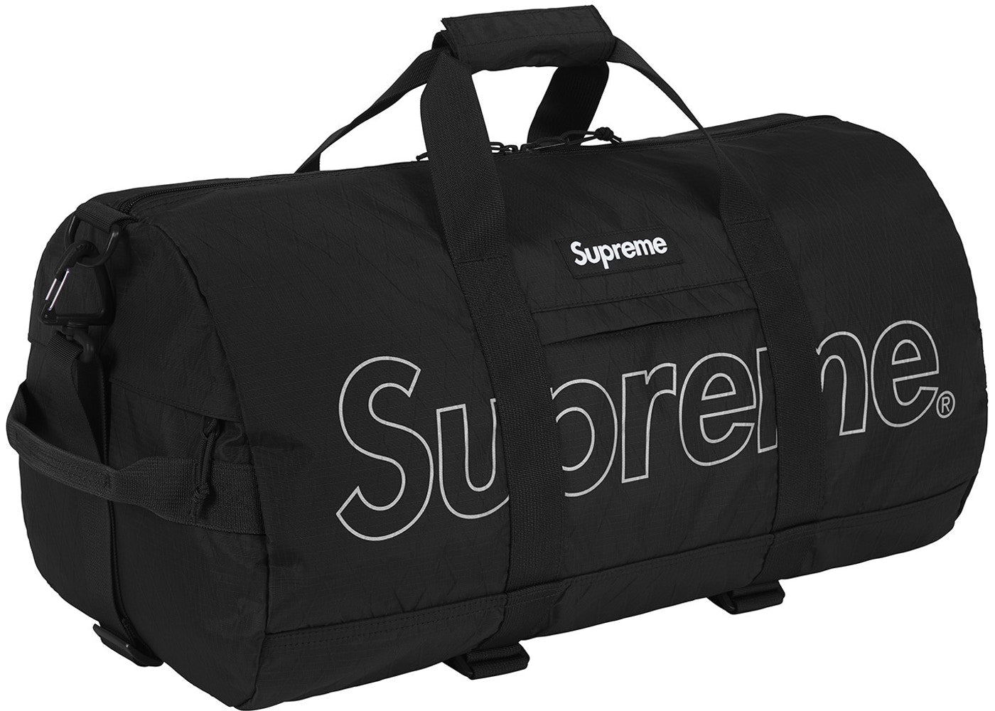 Supreme Large Duffle Bag SS18 Black Large Cordura Bag BRAND