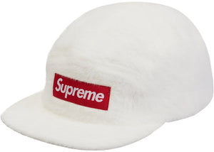 Supreme Faux Fur Camp Cap White