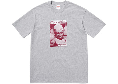 Supreme Fuck Face Tee Heather Grey