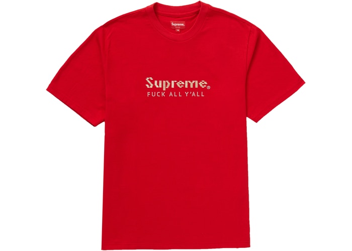 Gold Bars Tee (Red)