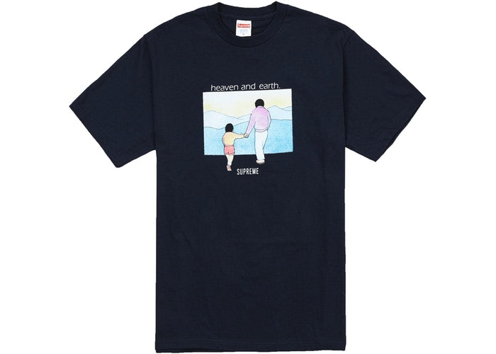 Supreme Heaven And Earth Tee Navy