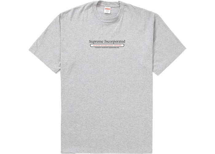 Supreme Inc. Tee Grey