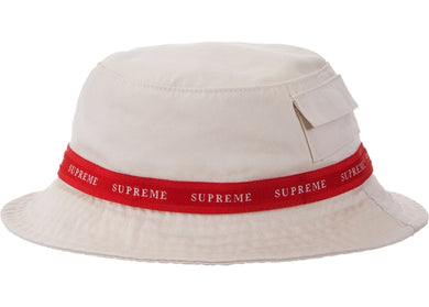 Supreme Jacquard Logo Taping Crusher White