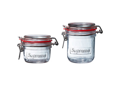 Supreme Jars (Set of 2) Clear