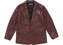 Leather Blazer (Brown)