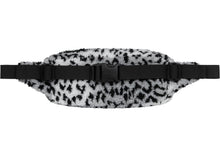 Supreme Leopard Fleece Waist Bag White