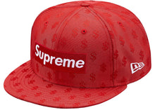 Supreme Monogram Box Logo New Era Red