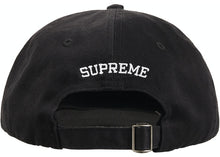 Supreme Multi Color Logo 6-Panel Black