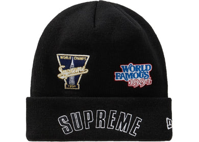 Supreme New Era Championship Beanie Black