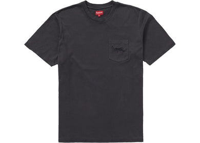Supreme Overdyed Pocket Tee Black