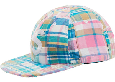 Patchwork Madras S Logo 6 Panel (Pink)