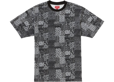 Supreme Patchwork Paisley S/S Top Black