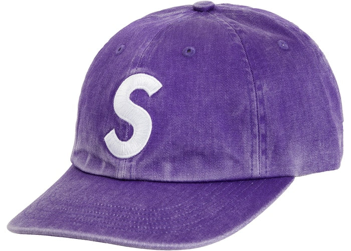 Supreme Pigment Print S Logo 6-Panel Purple