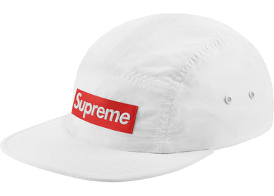 Supreme Raised Logo Patch Camp Cap White