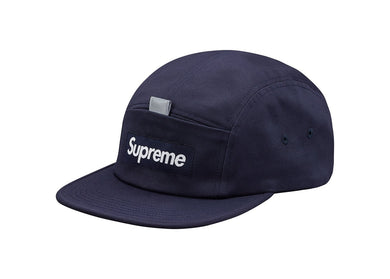 Supreme Reflective Tab Pocket Camp Cap Navy