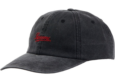 Supreme Script Logo 6-Panel (FW19) Black