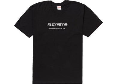 Supreme Shop Tee Black 2020