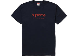 Supreme Shop Tee Navy 2020