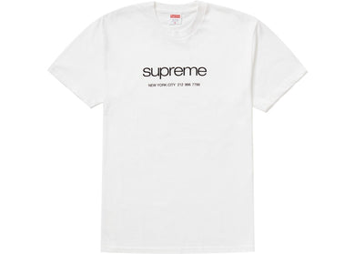 Supreme Shop Tee White 2020