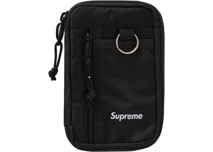 Supreme Small Zip Pouch Black FW 19