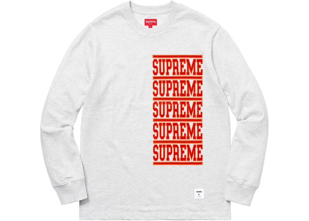 Supreme Stacked L/S Top Ash
