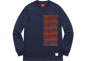 Supreme Stacked L/S Navy
