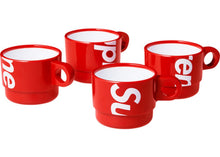 Supreme Stacking Cups (Set of 4) Red
