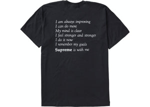 Supreme Stay Positive Tee Black