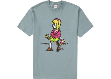 Suzie Switchblade Tee (Dark Sage)