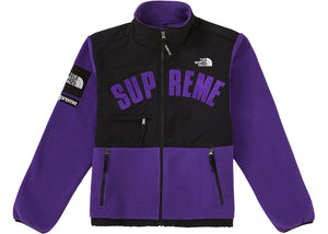 Supreme The North Face Arc Logo Denali Fleece Jacket (Purple)