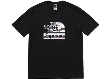 Supreme The North Face Metallic Logo T-Shirt Black