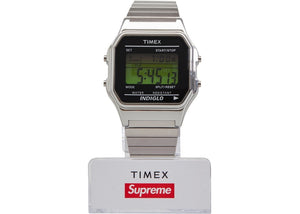 Supreme Timex Digital Watch Silver